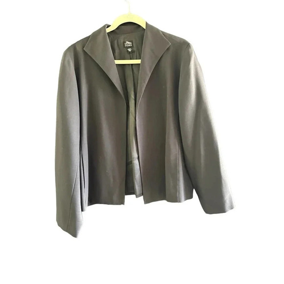 Eileen Fisher Women Long Sleeve Open Front Lightweight Jacket Blazer Size Large‎ - Picture 1 of 4